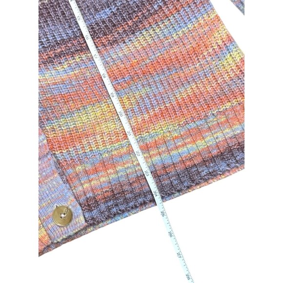 Torrid Multicolor Spacedye Knit Drop Shoulder Cardigan Sweater Size 0 Large - Picture 5 of 8